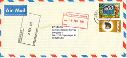 Tanzania Air Mail Cover Sent To Denmark 4-2-1991 Topic Stamp SOCCER FOOTBALL Spain 1982 - Tanzanie (1964-...)