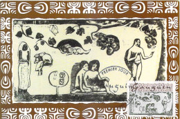 Polynésie Française - Carte Maximum - Premier Jour - FDC - Gauguin - 2006 Femmes Animaux Et Feuillages - Cartoline Maximum