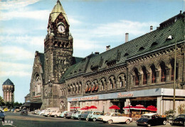 Metz * La Gare * Brasserie Buffet Gastronomique * Automobiles Anciennes * Ligne Chemin De Fer Moselle - Metz