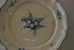 C19 Ancienne Assiette - XIX - Restaurée !!! - Assiettes