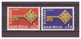 GREECE 1968 SET "EUROPA CEPT 1968" MNH  V-F - 1968