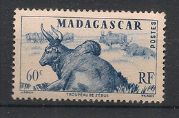 MADAGASCAR - 1946 - N°YT. 304 - Zébus 60c - Neuf Luxe ** / MNH / Postfrisch - Vacas