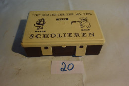 C20 Ancienne Boite A Tartine Ou Biscuit Voerbak Scholieren - Scatole