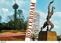 CPM Rotterdam Holland Euromast Zadkine Monument - Rotterdam