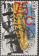 NETHERLANDS 1990 Sail 90, Amsterdam - 75c. - Crew Manning Yards On Sailing Ship FU - Used Stamps