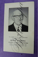 Alois PEETERS Echt M.VAN GOETHEM Berchem 1887 Wilrijk 1966 - Décès