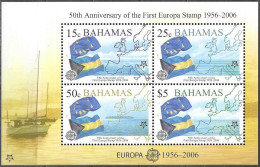 Bahamas 2005 2006 50 Years Europa Cept Stamps Michel No. Bl. 105 (1224-27) MNH ** Postfr. Neuf - Bahamas (1973-...)