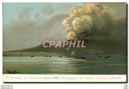 CPA Volcan Il Vesuvio In Eruzione Aprile 1906 - Disasters