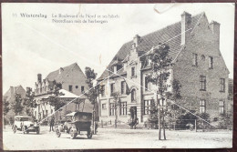 WINTERSLAG GENT Noordlaan Met De Herbergen Le Boulevard Du Nord Et Ses Hôtels CP PK Postée En 1938 - Genk