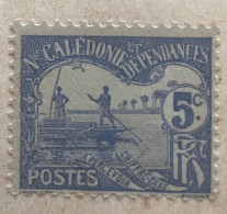 NOUVELLE-CALÉDONIE - 1906  Scott J9 5c - VARIÉTÉ - DÉFAUT SUR LE « S » De POSTE - Unused Stamps