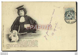 CPA La Femme Avocat - Police - Gendarmerie