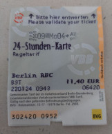 Germany Berlin Metro Ticket 2024 - Europa