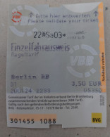 Germany Berlin Metro Ticket 2024 - Europe