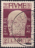 Fiume 1920 Sc 96 Sa 123 Used - Fiume
