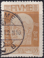 Fiume 1920 Sc 94 Sa 121 Used - Fiume