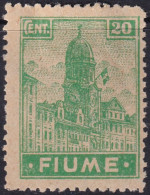 Fiume 1919 Sc 32a Sa A37 MH* Greyish Paper - Fiume