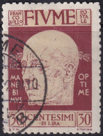 Fiume 1920 Sc 91 Sa 118 Used - Fiume