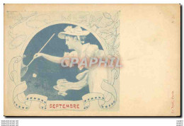 CPA Horoscope Septembre Belier Femme - Astrología