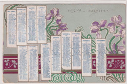 Calendarietto - Anno 1901 - Kleinformat : 1901-20