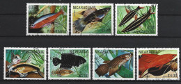 Nicaragua 1981  Fish Y.T. 1160 A/E + A965A/B (0) - Nicaragua