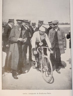 1902 Revue " LA LOCOMOTION " -  CYCLISME - BORDEAUX - PARIS - LE DEUXIÈME - Maurice GARIN - Cyclisme