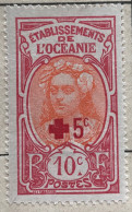 OCÉANIE ( ÉTABLISSEMENTS FRANÇAIS) Tahitienne, Avec Surcharge - MI 45 - 1915 - Tahití