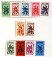 Martinique -  (1933)  - Timbres-Taxe - Palmier - - Neufs*  - MLH - Portomarken