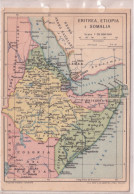 Calendarietto - Eritrea - Etiopa E Somalia - Azienda Generale Italiana Petroli - Anno 1936 - Tamaño Pequeño : 1921-40