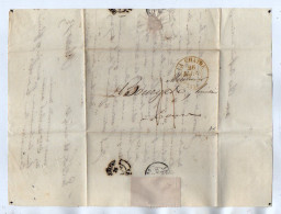 TB 4607 - 1843 - Lettre De M. LORTAT à LA CHATRE Pour Me BOURGES, Huissier à TOURS - 1801-1848: Précurseurs XIX