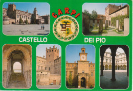 CARPI - CASTELLO DEI PIO - VEDUTINE MULTIVUES - SCORCI E TORRE OROLOGIO - V1993 - Carpi