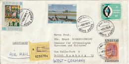 Äthiopien Ethiopia - Airmail Registered Letter - Austrian Embassy - To Germany - 1972 (67141) - Etiopia