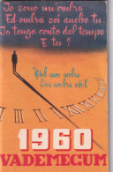 Calendarietto - Vademecum - Anno 1960 - Big : 1941-60