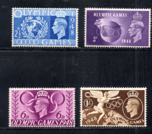 UK, GB, Great Britain, MNH, 1948, Michel 237 - 240, Olympic Games London - Nuovi