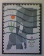 United States, Scott #5714, Used(o) Booklet, 2022, Elephants, (60¢) Forever - Gebruikt