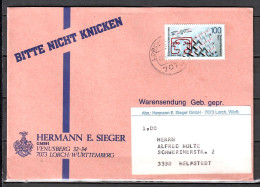 MiNr. 847; Internationale Funkausstellung (IFA), Auf Portoger. Warensendung Von Lorch Nach Helmstedt, E-87 - Briefe U. Dokumente
