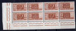 Italia (1962) - Pacchi, 150 Lire Fil. Stelle 4° Tipo, Gomma Arabica Sass. 93/II ** - Postal Parcels