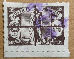 Justicia Municipal 0,50 - Revenue Stamp Spain - Postage-Revenue Stamps