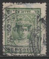 1907 INDIA State INDORE Used Stamp (Scott # 10) - Holkar
