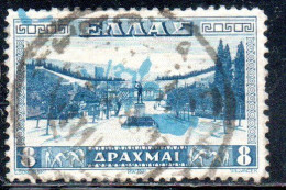 GREECE GRECIA HELLAS 1934 APPROACH TO ATHENS STADIUM 8d USED USATO OBLITERE' - Used Stamps