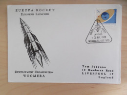 FDC Europa Rocket Launched Australia 1969 - FDC