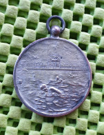 Medaille - 2e. Prijs De Eems 1936 , Rivier In Groningen. -  Original Foto  !!   Medallion Dutch - Otros & Sin Clasificación