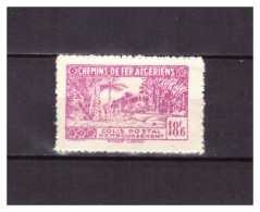 ALGERIE N° CP  157 A    . 18 F  6  SANS SURCHARGE  CONTROLE . NEUF  **   . SUPERBE . - Parcel Post