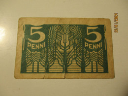 ESTONIA 5 PENNI 1919 , 13-17 - Estland