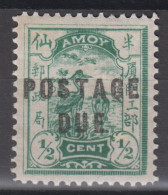 IMPERIAL CHINA 1895 - LOCAL AMOY MH* - Nuovi