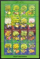 Libyen 1995**, Früchte, Mit Kaktus Opuntia Sp. / Libya 1995, MNH, Fruits, With Cactus Opuntia Sp. - Cactus