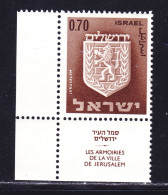 ISRAEL N°  284 ** MNH Neuf Sans Charnière, TB (D6287) Armoiries De Villes - 1965-67 - Unused Stamps (with Tabs)