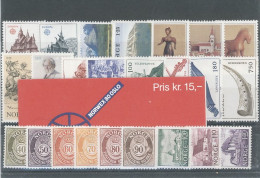 NORVÈGE -N°714 /45 N**-  ANNÉE 1978 COMPLÈTE - Unused Stamps