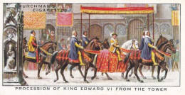 5 King Edward VI Procession - Churchman Cigarette Card  - Coronation Series 1935 - Churchman