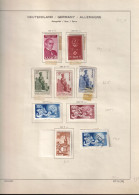SARRE - Collection Presque Complète De 1947/59 à Petit Prix - 4 Scans En Exemple Sur 20 Pages - Collections, Lots & Series