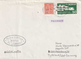 Norway - Maritime Mail - MS Jupiter - Paquebot - Newcastle-upon-Tyne - 1976 (67167) - Cartas & Documentos